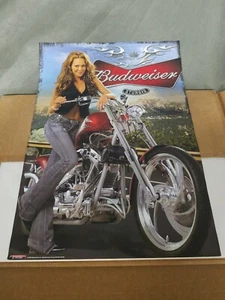 STURGIS Biker Babe Poster Budweiser Beer Advertising 2005 Hot Playboy 19x27 - Picture 1 of 1