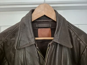 Men's vintage G Star leather jacket, Size L - Picture 1 of 8