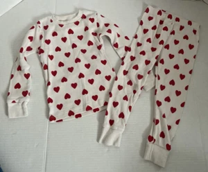 Carter's Carters Little Planet Organic Toddler Girl's Pajamas Size 2T Hearts - Picture 1 of 9
