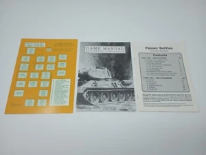Panzer Battles Big Box PC Manual and inserts Only (Strategic Studies, 1989) IBM - Bild 1 von 9