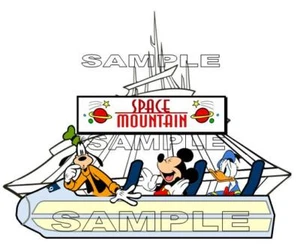 Disney World Contemporary Chef Mickey's Restaurant Scrapbook Paper Die Cut Piece - Picture 1 of 1