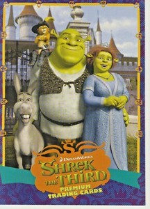 INKWORKS 2007 SHREK THE THIRD PREMIUM TRADING CARDS PROMO S3-1