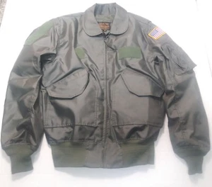 Gibson & Barnes Flyer's Miltar Jacket men S size TYPE FSL-36/P Green Color - Picture 1 of 10
