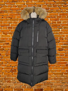 CHAQUETA ABRIGO CAPUCHA MUJER SOULCAL & CO TALLA UK XL GRANDE NEGRA GRUESA ACOLCHADA - Imagen 1 de 6