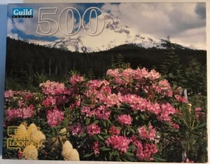 Guild ~ "Mt. Hood, Oregon" ~ 500 Piece Jigsaw Puzzle ~ Brand New ~ Still Sealed - Picture 1 of 3