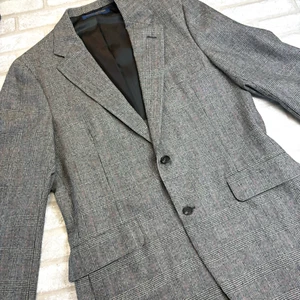 Brooks Brothers Herren Anzug Blazer Sakko Gr. 40 große wattierte Schulter kariert - Bild 1 von 17