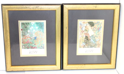 Framed Prints Bauergarten Flower Garden & Lady with the Fan by Gustav Klimt - Image 1 of 4