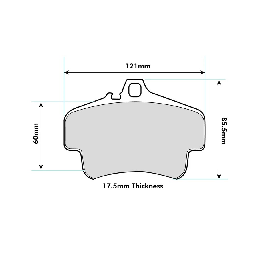 Porsche 991 Carrera S Pagid RS29 Brake Pads - Front Pad Set For Porsche 4922