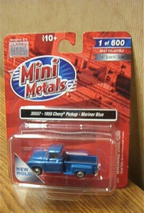 Camioneta Chevy Metal Works Mini Metals 1955 - azul Mariner 30557 1 de 600 HO Scl - Imagen 1 de 2