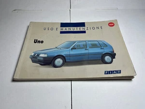 MANUALE USO E MANUTENZIONE FIAT UNO TURBO RACING  ED ALTRE FIAT UNO - Foto 1 di 10