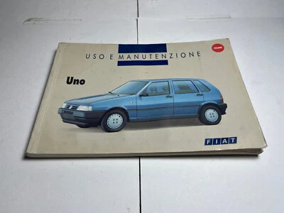 MANUALE USO E MANUTENZIONE FIAT UNO TURBO RACING  ED ALTRE FIAT UNO - Immagine 1 di 4