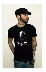 Emo T-Shirt Bär weint lustig Hipster traurig ästhetisch - Bild 1 von 20