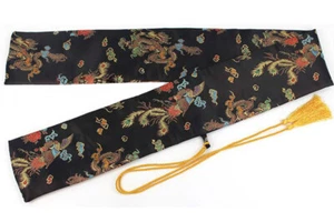 Bolso de Espada Tai Chi de Seda Artes Marciales Estuche de Transporte Patrón Fénix 70/100/135 cm - Imagen 1 de 2