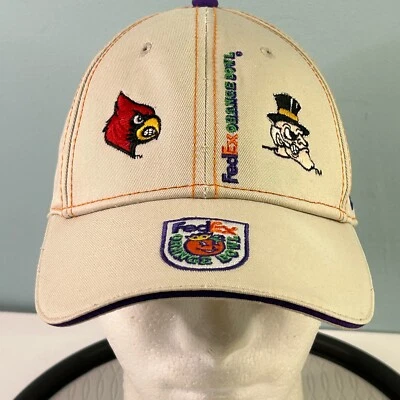 Orange Bowl Official Hat 2007 Wake Forest vs Louisville New Era Cap Adjustable - Image 1 of 4