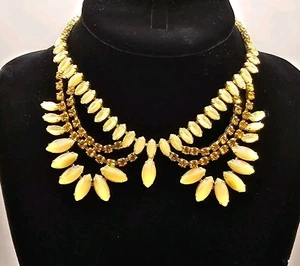 Vintage WEISS GIRLANDE Faux Butterscotch Bernstein MONDSTEIN HALSKETTE COLLIER ART DECO - Bild 1 von 23