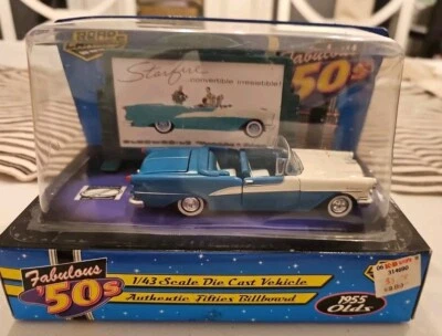 Road Champs  1955 Oldsmobile Starfire Convertible Die Cast Car 1/43 Scale - Image 1 of 4