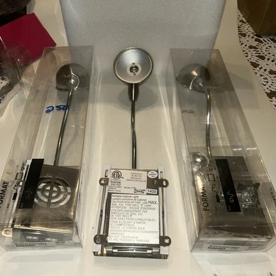 IKEA Formato LED Armario Luz Niquelada 501.495.98 Lote de 3 Nuevos en Caja Foto 1 de 4