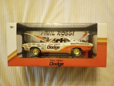 1970 DODGE CHALLENGER T/A DRAG CAR "PAUL ROSSI" 1/24 M2 40300-132 A Chase Gold - Image 1 of 4