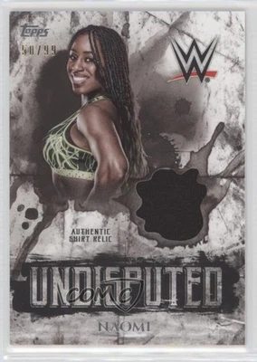 2018 Topps WWE Undisputed Relic 50/99 Naomi #UR-NA - Image 1 of 3