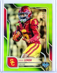 MAKAI LEMON 2025 Bowman U True Lime Green /275 USC TROJANS - Picture 1 of 2