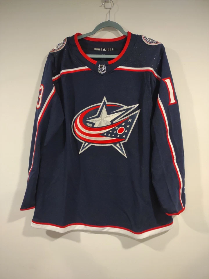 XL mens Adidas Cam Atkinson Columbus Blue Jackets Hockey Jersey sz 54 Mens NHL