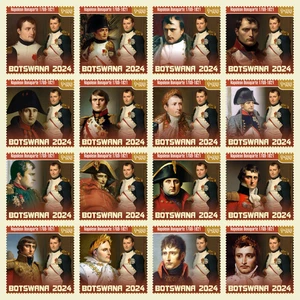 Stamps. Napoleon Bonaparte 16 stamps perforated NEW 2024 year - Picture 1 of 1