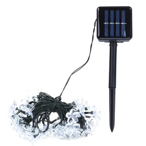 Outdoor Solar Flower String Lights 50LED Fairy Light For Christmas Tree Garden☚ - Picture 1 of 11