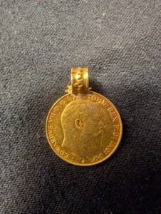 Gold Edward VII 1902 AV Sovereign. Great Britain. PCGS PR63MatteS-3969. Fr.-400 - Picture 1 of 4