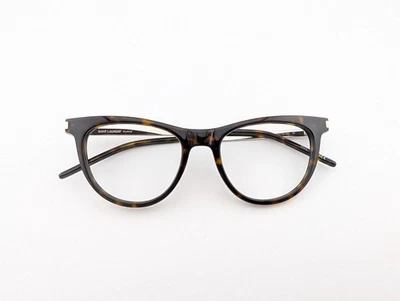 Solo monturas para gafas Saint Laurent Paris, SL 514 002, 52-19-145, marrón, Italia Foto 1 de 4