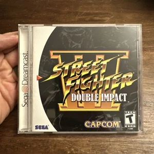 Street Fighter III: Double Impact (Sega Dreamcast) Completo con Reg - Autentico - Foto 1 di 6