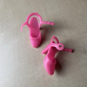 Vintage Barbie Superstar Ära Schuhe Squishy Ankle Strap Heels Hot Pink *Ausgabe - Bild 1 von 9