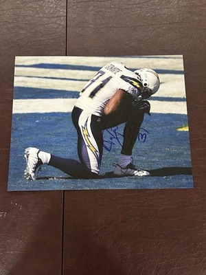 Antonio Cromartie SD Chargers NY Jets SIGNED Autographed 8x10 Photo W/ Proof - Image 1 of 2