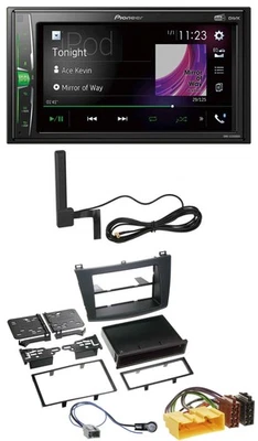 Pioneer MP3 DAB AUX 2DIN Bluetooth Autoradio für Mazda 3 (2009-2013) - Bild 1 von 4