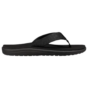 Mens Teva Voya Flip Slip On Sandals Brick Black Thongs - Picture 1 of 7
