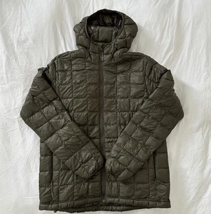 The North Face Jacket Men’s Size Large Green THERMOBALL ECO Full Zip Hoodie - Picture 1 of 6