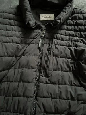 Calvin Klein Puffer Jacket Mens M Medium Pullover Zip Up - Image 1 of 3