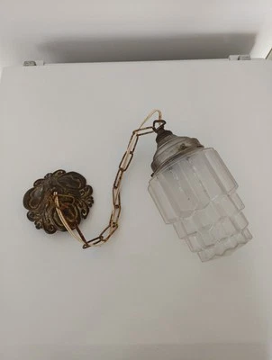 lustre art déco ancien-hollywood Regency Type - Photo 1/4