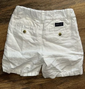 Janie & Jack Boys White Shorts 4 - Picture 1 of 5