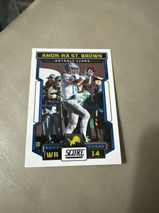 2023 Score Base #81 Amon-Ra St. Brown  - Detroit Lions - Picture 1 of 2