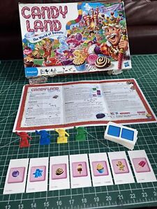 2010 Candy Land Game REPLACEMENT Cards, 4 Movers Gingerbread Man Pawns Instructn