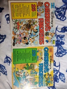 Lot Of 2 Walt Disney Vinyl LP Record Albums Childrens Favorites And Partner - Picture 1 of 2