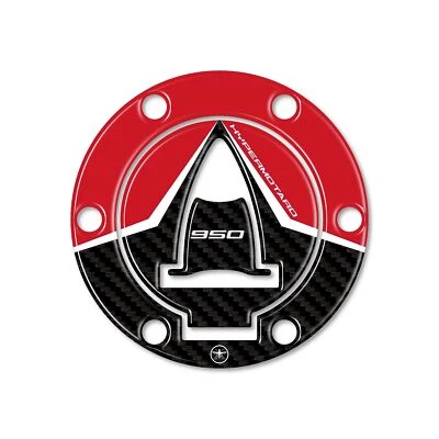 ADESIVO in resina 3D TAPPO SERBATOIO compatibile per MOTO DUCATI HYPERMOTARD 950