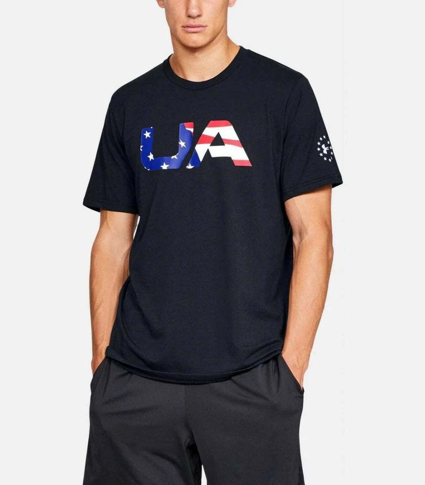 Under Armour 1333352001md Freedom BFL T-shirt Black MD