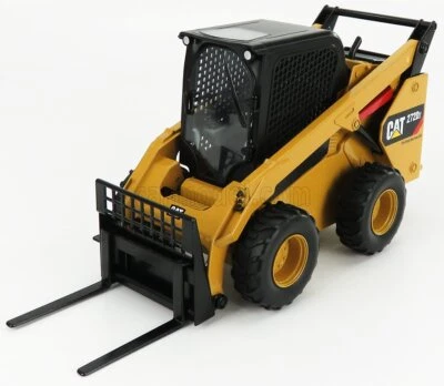 MODELLINO CANTIERE CATERPILLAR CAT272D RUSPA GOMMATA SKID STEER LOADER 1/16 - Immagine 1 di 4