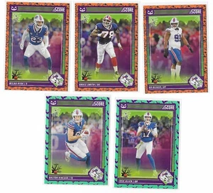 2024 Panini Score A Treat Buffalo Bills Lot of 5 NFL Green Bats Orange Pumpkins - Bild 1 von 2