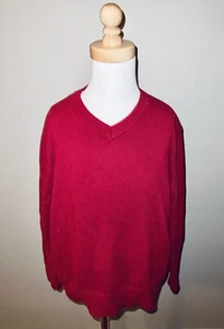 Gap Kids Boys Red V-Neck Sweater Fast Ship Size Small (6-7) - Picture 1 of 4