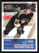 2001-02 UD Playmakers #138 Tom Kostopoulos RC /1250