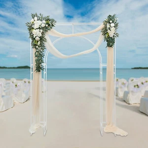 1,8 * 2,4 m matrimonio arco sfondo supporto quadrato metallo palloncino arco supporto decorazione - Foto 1 di 12