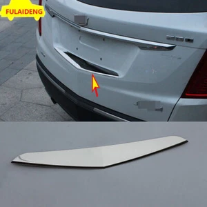 Fit For Cadillac XT5 2016-2021 Chrome Rear Tailgate Trunk Lid Cover Decor Trim - Picture 1 of 6