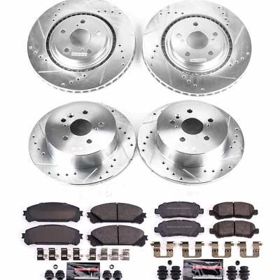 PowerStop Disc Brake Kit - Front and Rear - Fits Toyota Highlander 2008-2013 Z23 - Image 1 of 4